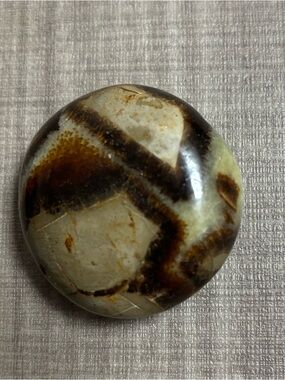 Septarian Crystal Palm Stone